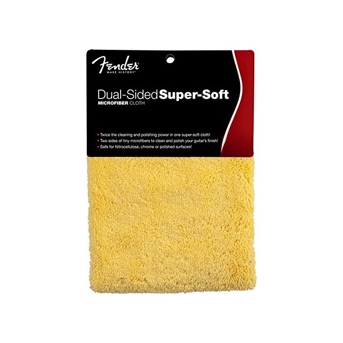 Genuine Fender Dual-Sided Super-Soft Microfiber Guitar Polishing Cloth