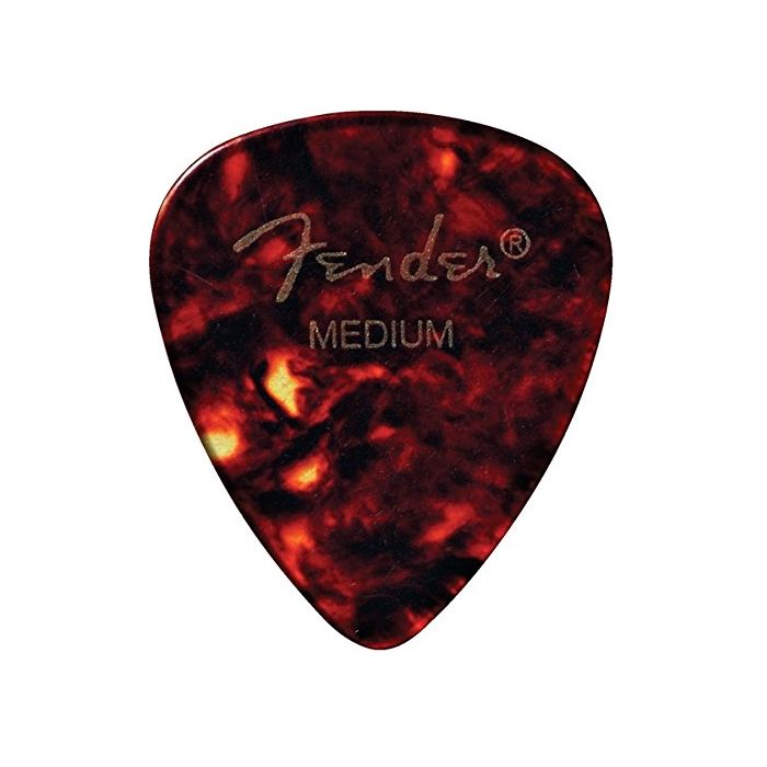 Fender 451 Classic Celluloid Guitar Picks, SHELL - HEAVY, 12-Pack (Dozen)