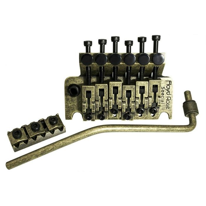 Floyd Rose FRTS7100 Special Series Tremolo Bridge System w/R2 Nut - GREEN BRONZE