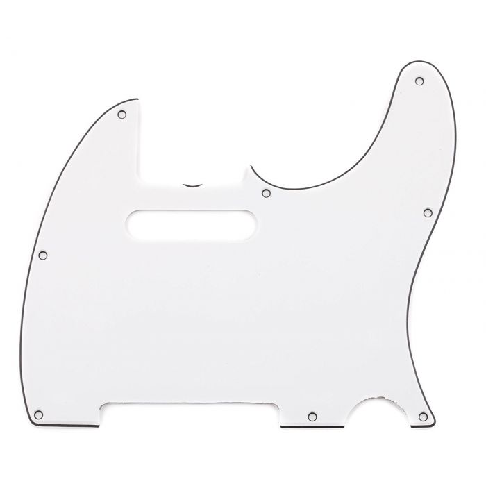 Genuine Fender Pure Vintage '64 Tele Guitar Pickguard, 8-Hole, Eggshell White