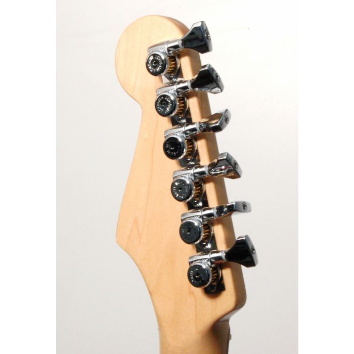 Hipshot CHROME 6-InLine Grip-Lock Open-Gear Non-Staggered Locking Guitar Tuners