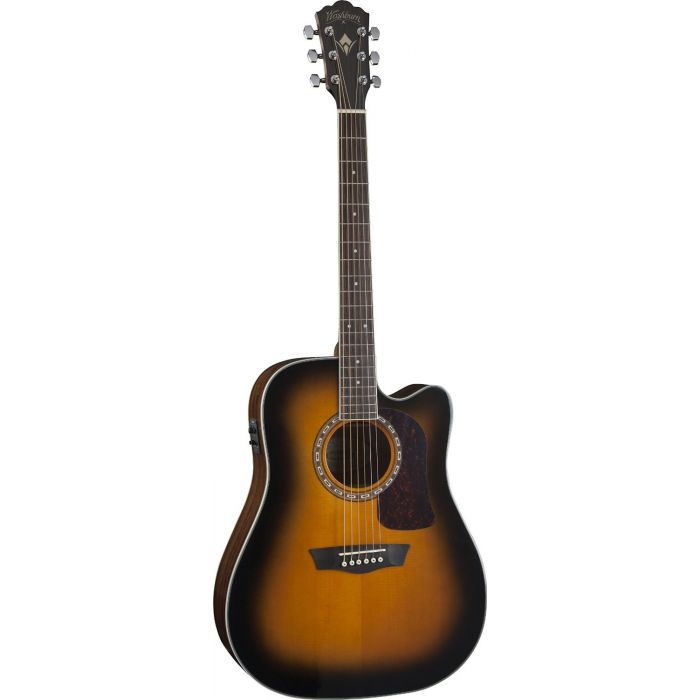 Washburn HD10SCETB Heritage Cutaway Acoustic-Electric Guitar - Tobacco Sunburst