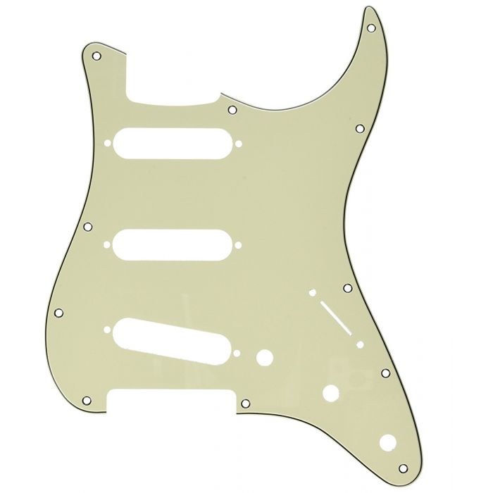 Genuine Fender Stratocaster/Strat 3-Ply 11-Hole Guitar Pickguard - MINT GREEN