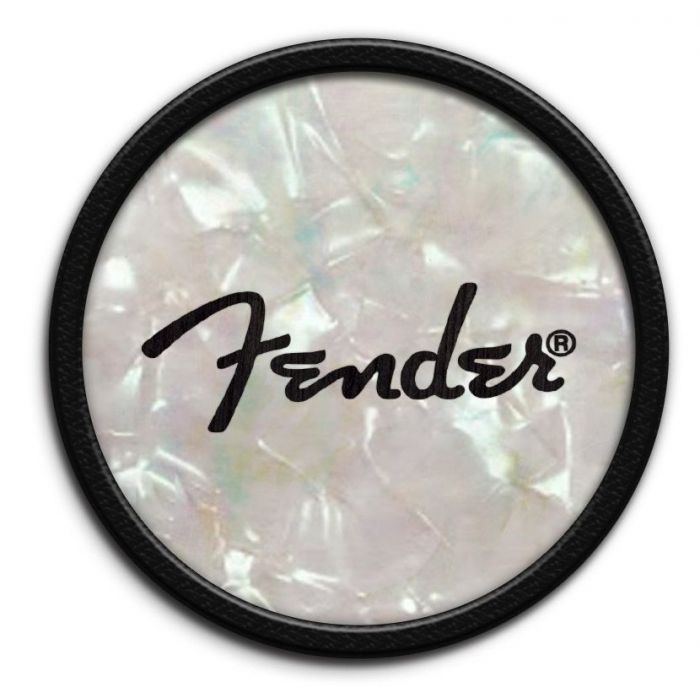 Thalia X Fender Pick Puck, Guitar Pick Holder, Mother of Pearl/Spaghetti Logo