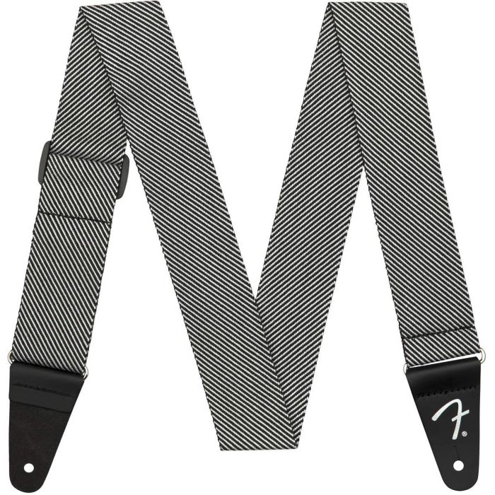 Genuine Fender 2" Modern Tweed Guitar Strap - White & Black - 099-1446-406