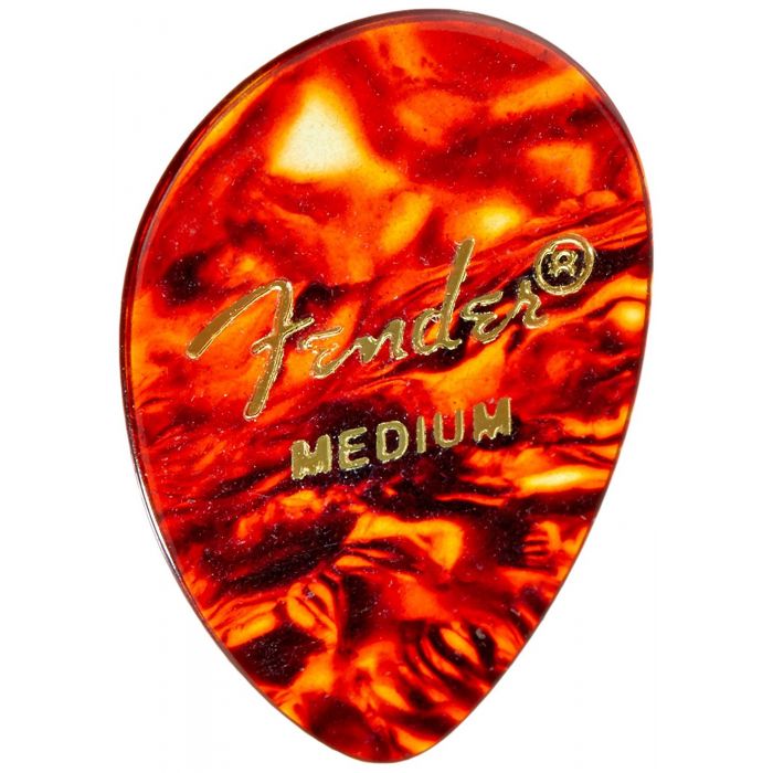 Fender 358 Shape Celluloid Guitar Picks - SHELL, MEDIUM - 72-Pack (1/2 Gross)