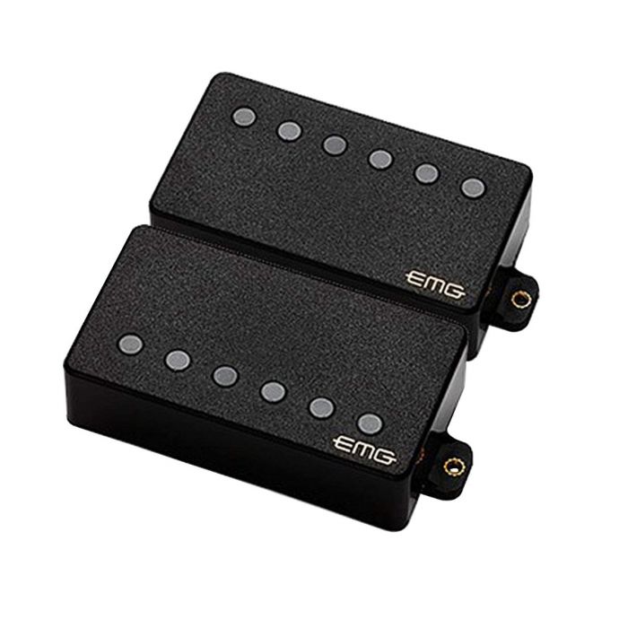 EMG 57/66 Bridge and Neck Humbucker Guitar Pickups Set, Black (5041.00)