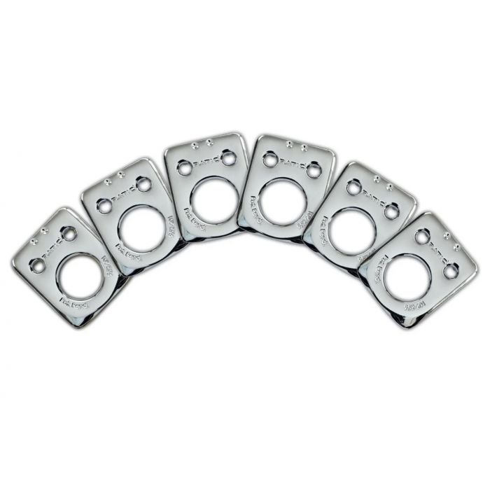 Graph Tech InvisoMatch Ratio Tuner Mounting Plates for Fender 2-Pin Hole - NICKEL