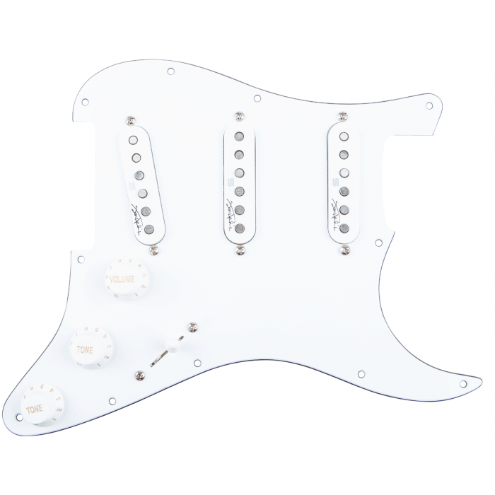 SEYMOUR DUNCAN Jimmy Hendrix Signature VOODOO Loaded WHITE Pickguard for Strat