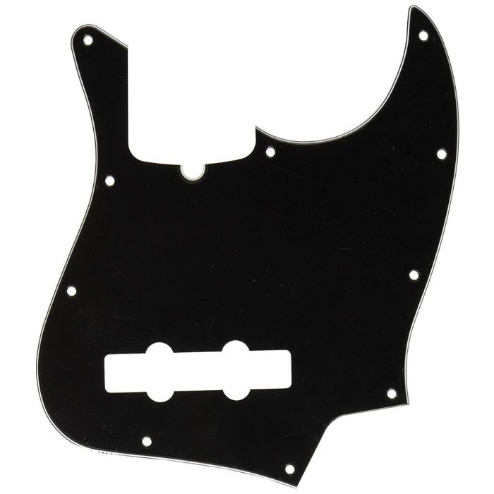 Genuine Fender Modern American Standard Jazz Bass Pickguard 10-Hole, BLACK 3-Ply