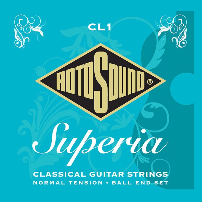 Rotosound CL1 Superia Classical 6-String Guitar Strings, 28-42, Ball End