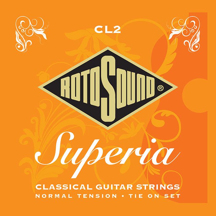 Rotosound CL2 Superia Classical 6-String Guitar Strings, 28-42, Tie-End