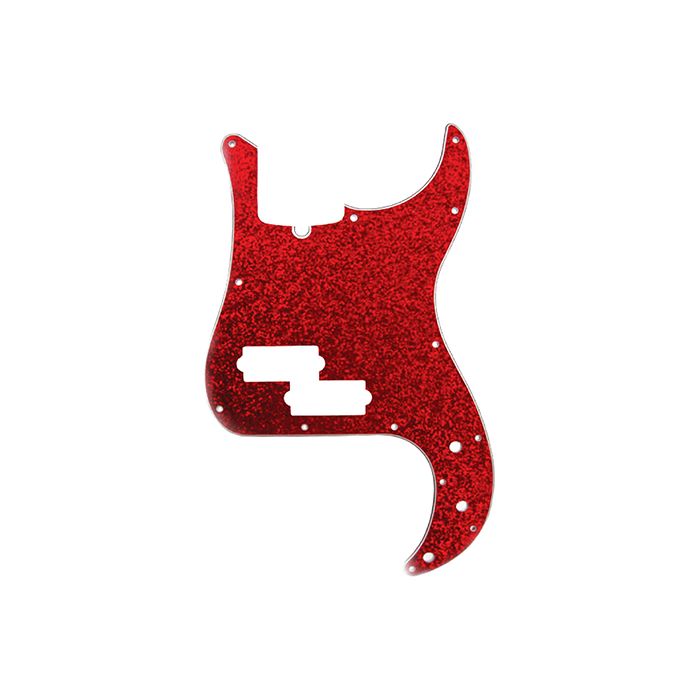 D'Andrea Pro Pickguard for Fender Precision/P-Bass - Red Sparkle, DPP-PB-RDS