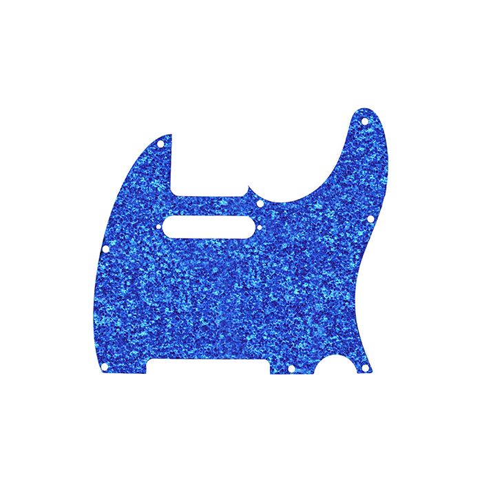 D'Andrea Pro Telecaster/Tele 8-Hole Guitar Pickguard - Blue Sparkle, DPP-TL-BLS