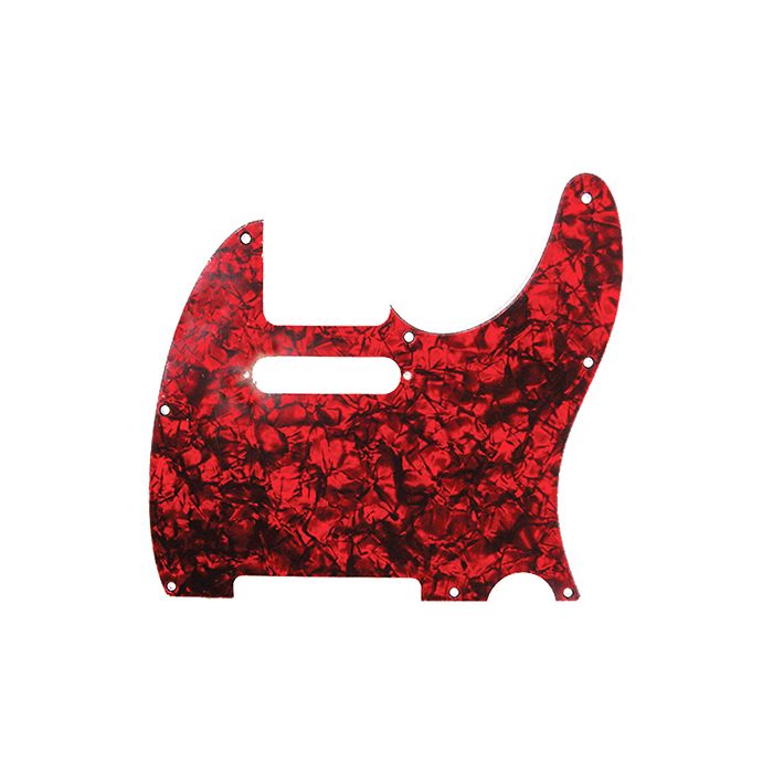 D'Andrea Pro Telecaster/Tele 8-Hole Guitar Pickguard - Red Pearl, DPP-TL-RDP