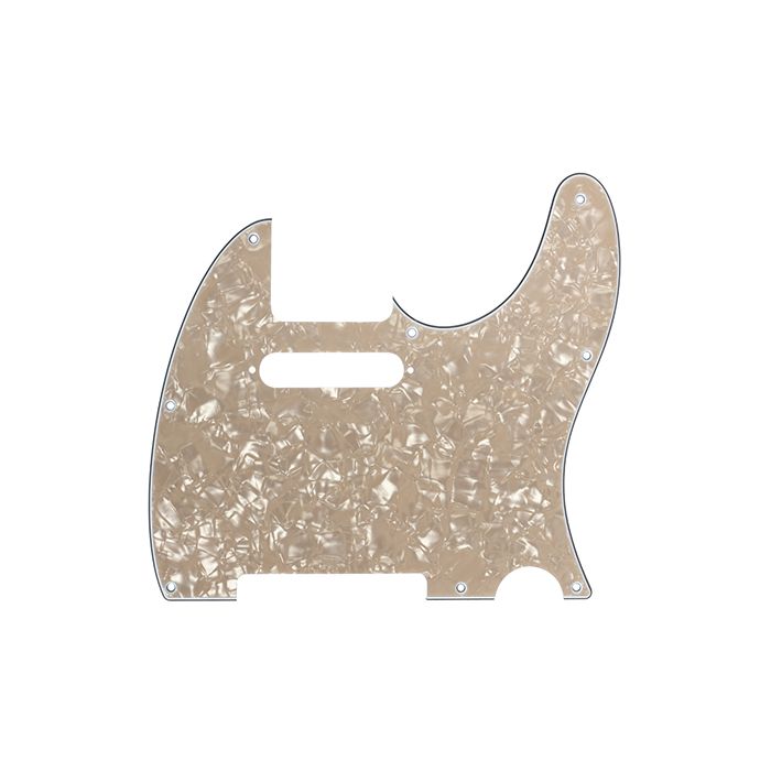 D'Andrea Pro Telecaster/Tele 8-Hole Guitar Pickguard - Vintage Pearl, DPP-TL-VNP