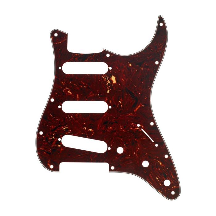 Genuine Fender Stratocaster/Strat 3-Ply 11-Hole Guitar Pickguard, TORTOISE SHELL