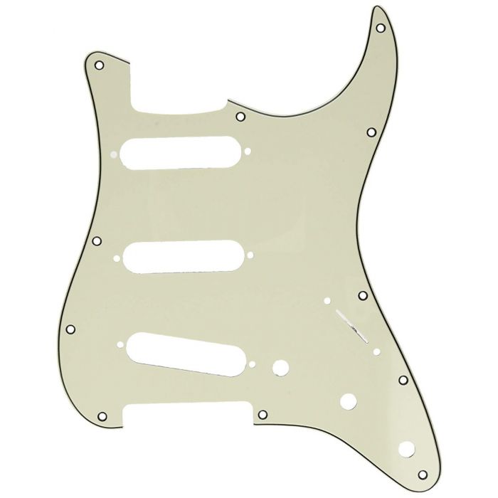 Genuine Fender American Standard Stratocaster Pickguard, 11-Hole - PARCHMENT