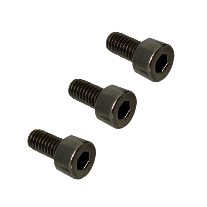 Genuine Floyd Rose FRNCSB Original Locking Nut Clamping Screws, Set of 3, Black