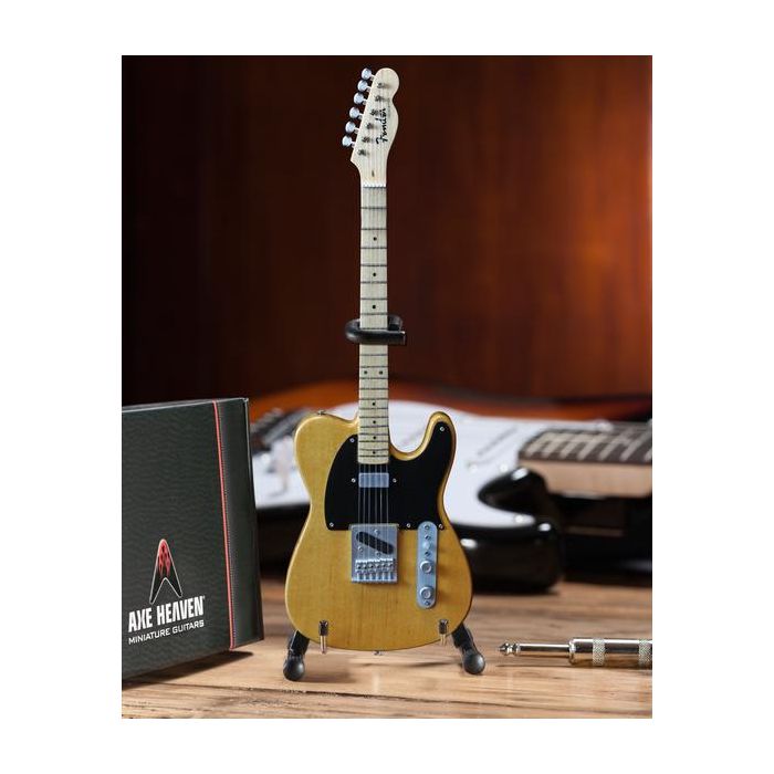 AXE HEAVEN Official Butterscotch Blonde Fender Telecaster Miniature Guitar Gift