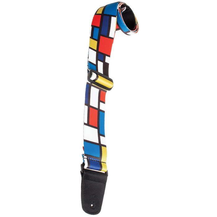 Henry Heller Artist Series 2" Wide Sublimation Multicolor Panels Guitar Strap