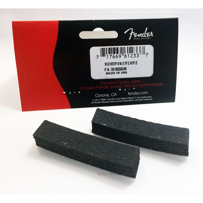 Genuine Fender Precision Bass Pickup Height Rubber Foam Mute Weather Strips