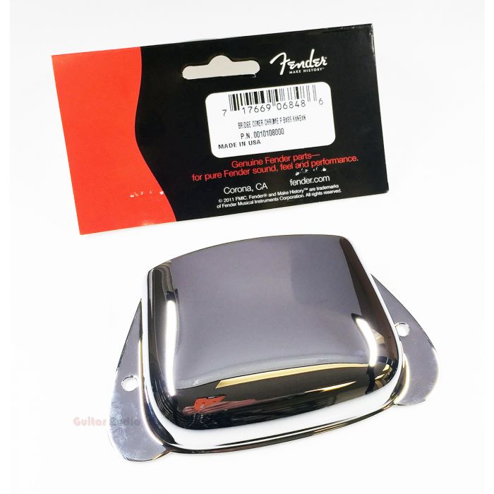 Genuine Fender Precision/P-Bass Bridge Plate Cover Ashtray - Chrome