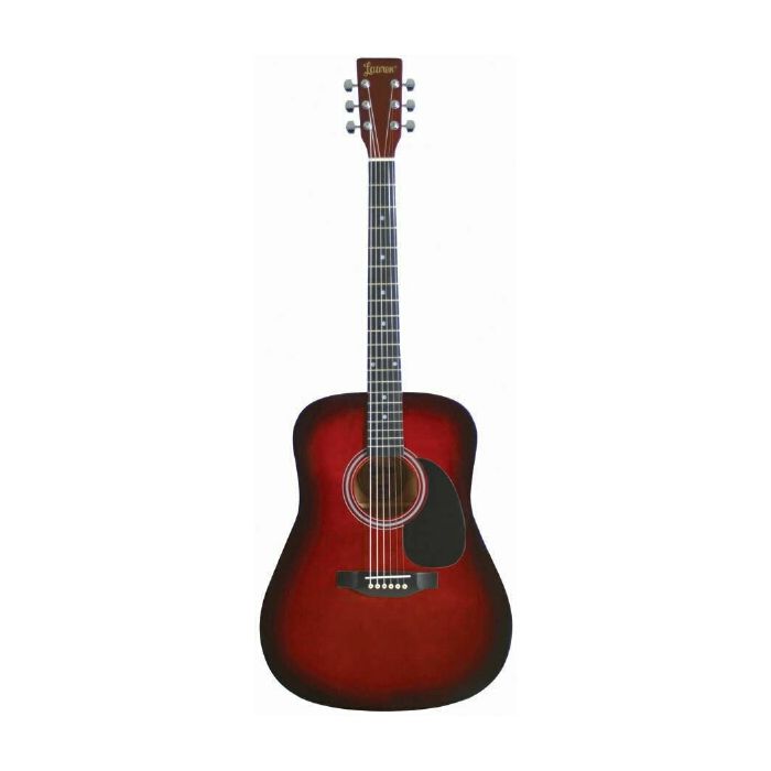 Lauren LA125 6-String Dreadnought Acoustic Guitar - Brown, Brownburst Finish