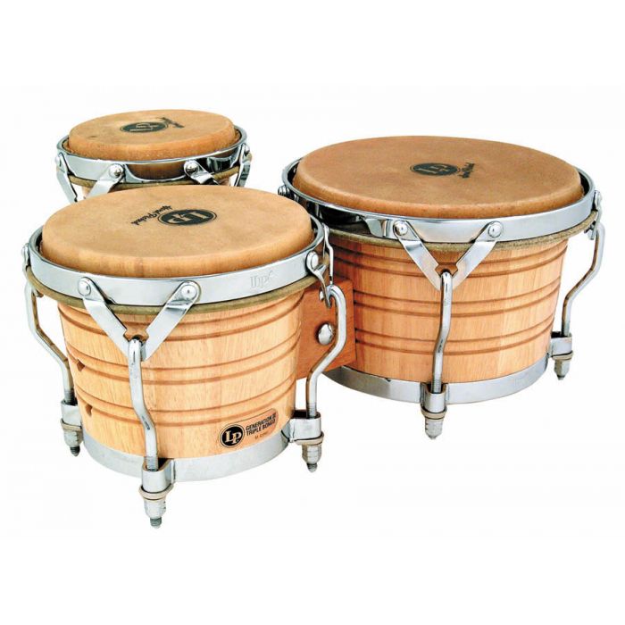 LP Latin Percussion Generation III Triple Wood Bongos Set