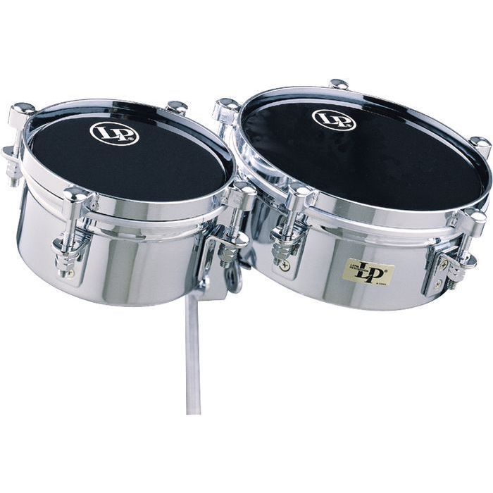 LP Latin Percussion 6" & 8" Mini Timbales & Mounting Bracket