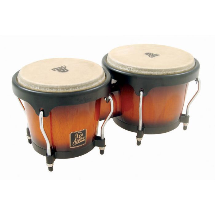 LP Latin Percussion Aspire Wood Bongos Vintage Sunburst