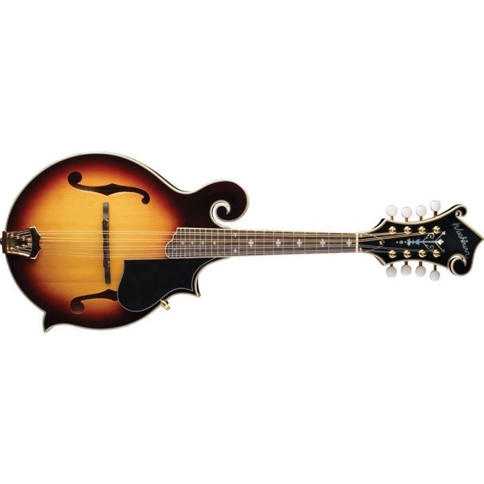 Washburn M3SWK Florentine Style Cutaway Natural Mandolin with Case