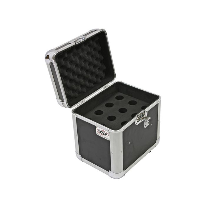 OSP ATA 12-Slot Space Microphone ATA Road Flight Tour Travel Mics Case