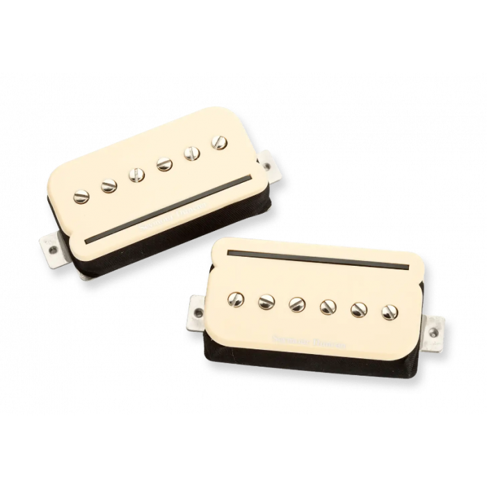 Seymour Duncan SHPR P-Rails Humbucker Pickup Set, Cream