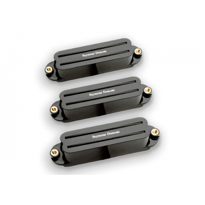 Seymour Duncan Hot Rails Stratocaster Pickup Set, Black