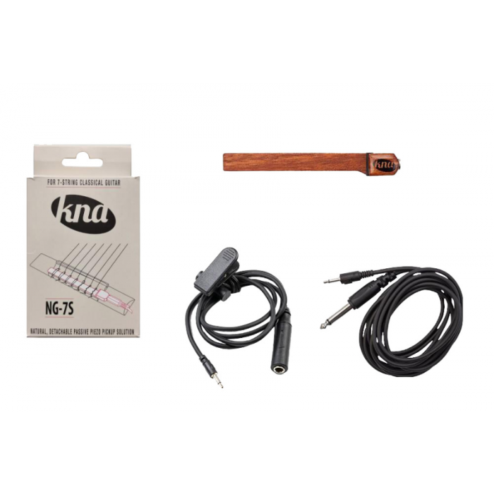 KNA Pickups NG-7S, Portable Piezo 7-String Pickup for Nylon-String Guitar