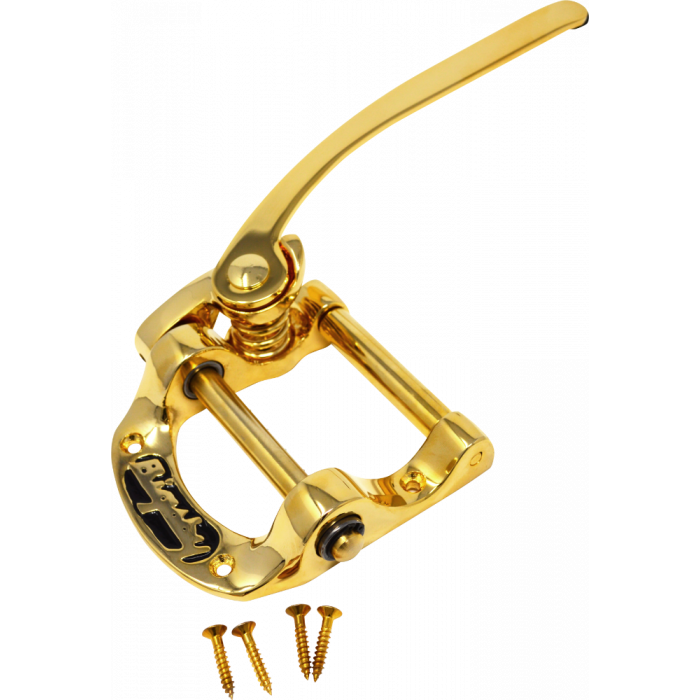 Bigsby B5LH Vibrato/Tremolo Tailpiece, LEFT-HANDED, Gold, 180-0495-503