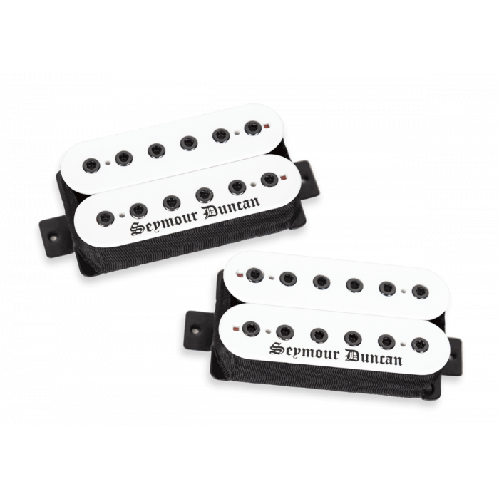 Seymour Duncan Blackened Black Winter Humbucker Pickups Set, WHITE