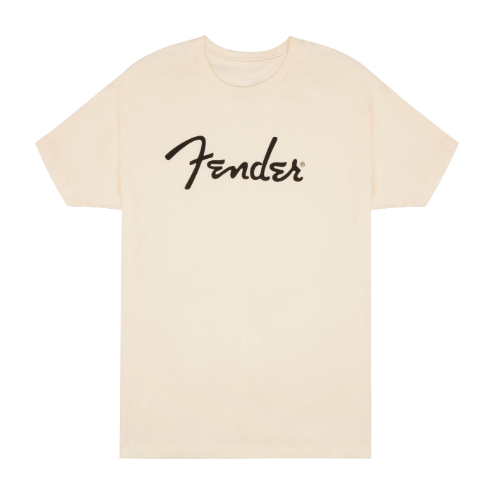 Fender Spaghetti Logo Guitar T-Shirt, Olympic White, XL, EXTRA LARGE