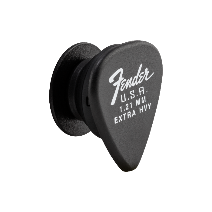 Genuine Fender Guitar Pick CELL/MOBILE PHONE GRIP Holder, Black