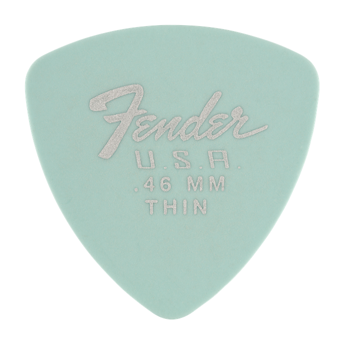  Fender Dura-Tone 346 Shape Guitar Picks, .46, Daphne Blue, 12-Pack