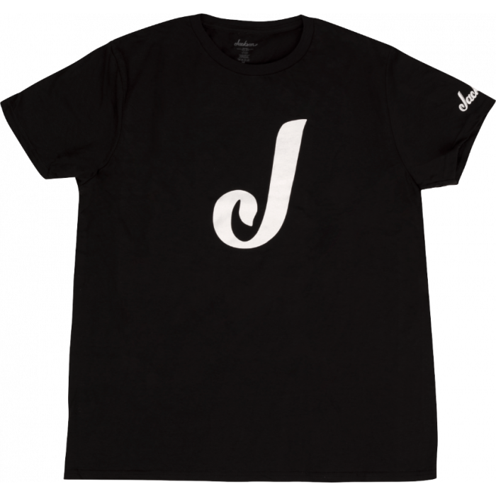 Jackson Guitars J Logo Tee T-Shirt, Black, S, Small