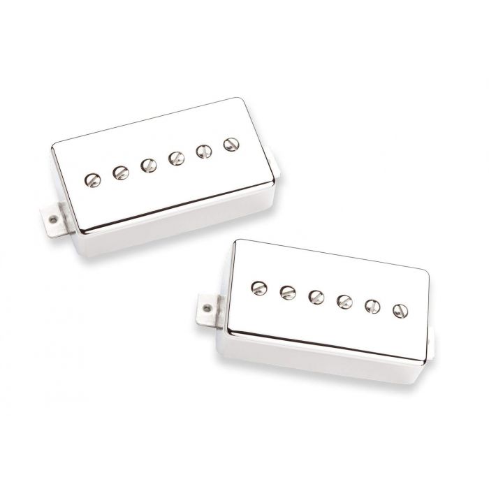 Seymour Duncan SPH90-1 Phat Cat P90 Humbucker-Size Nickel NECK/BRIDGE Pickup Set