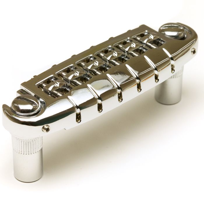 Graph Tech ResoMax NW1 Autolock Wraparound Bridge with Alloy Saddles - CHROME