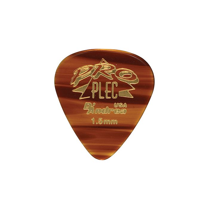 D'Andrea Pro Plec 351 Shape 1.5mm Guitar Picks- 12 Pack