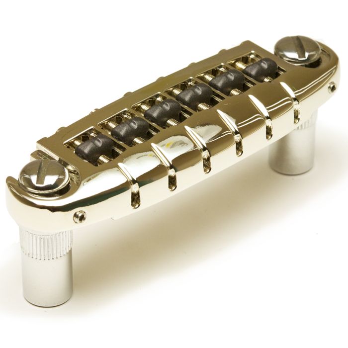 Graph Tech ResoMax NW2 Autolock Wraparound Bridge with Alloy Saddles - NICKEL