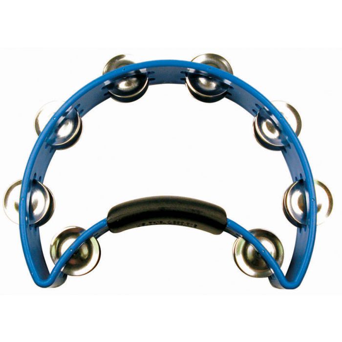 Rhythm Tech RT1040 Blue Tambourine - Nickel Jingles