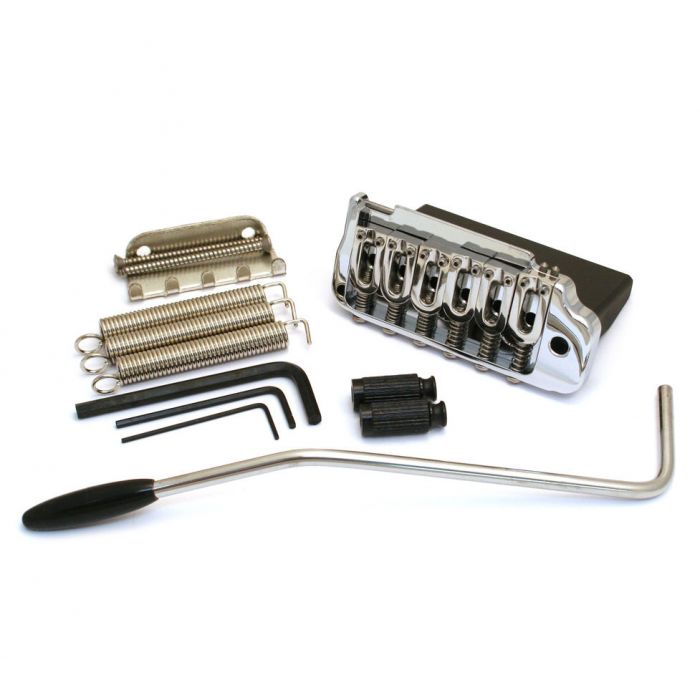 Hipshot 42100VC 2-Point Countour CHROME Tremolo Kit for Fender USA Stratocaster