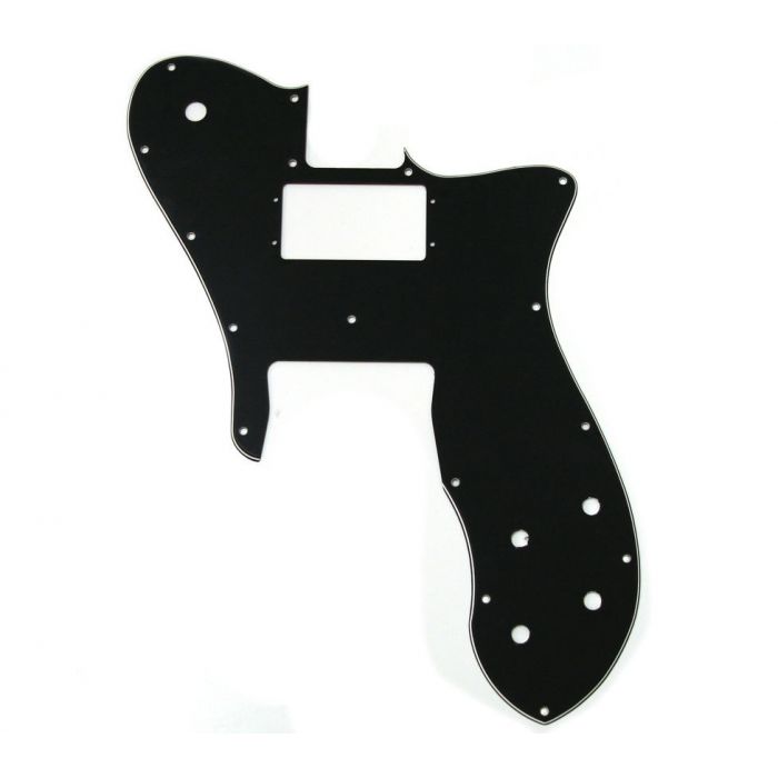 Genuine Fender 3-ply 16-Hole BLACK '72 RI Telecaster/Tele Custom Pickguard