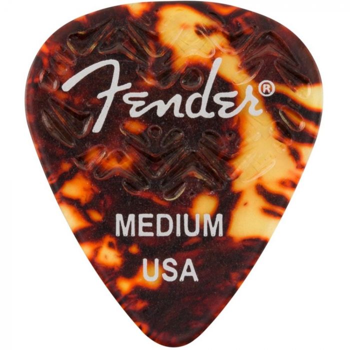 Genuine Fender Wavelength 351 Guitar Picks (6 Pack) MEDIUM, SHELL - 198-3351-300